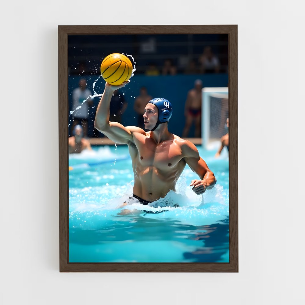 Poster Le Maître de l'Eau – affiche Water-polo (vue 5)